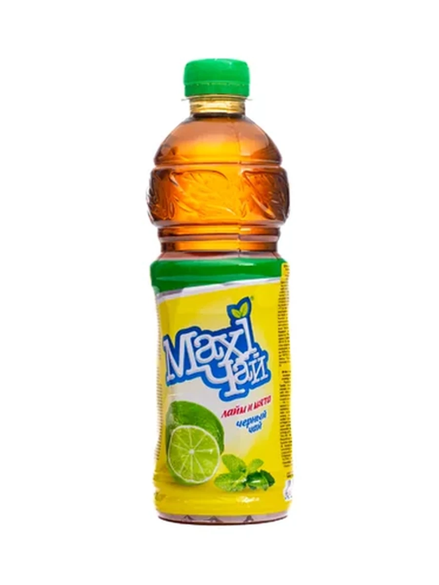 ЧАЙ MAXI СО ВКУСОМ ЛАЙМ И МЯТА ПЭТ 450 МЛ