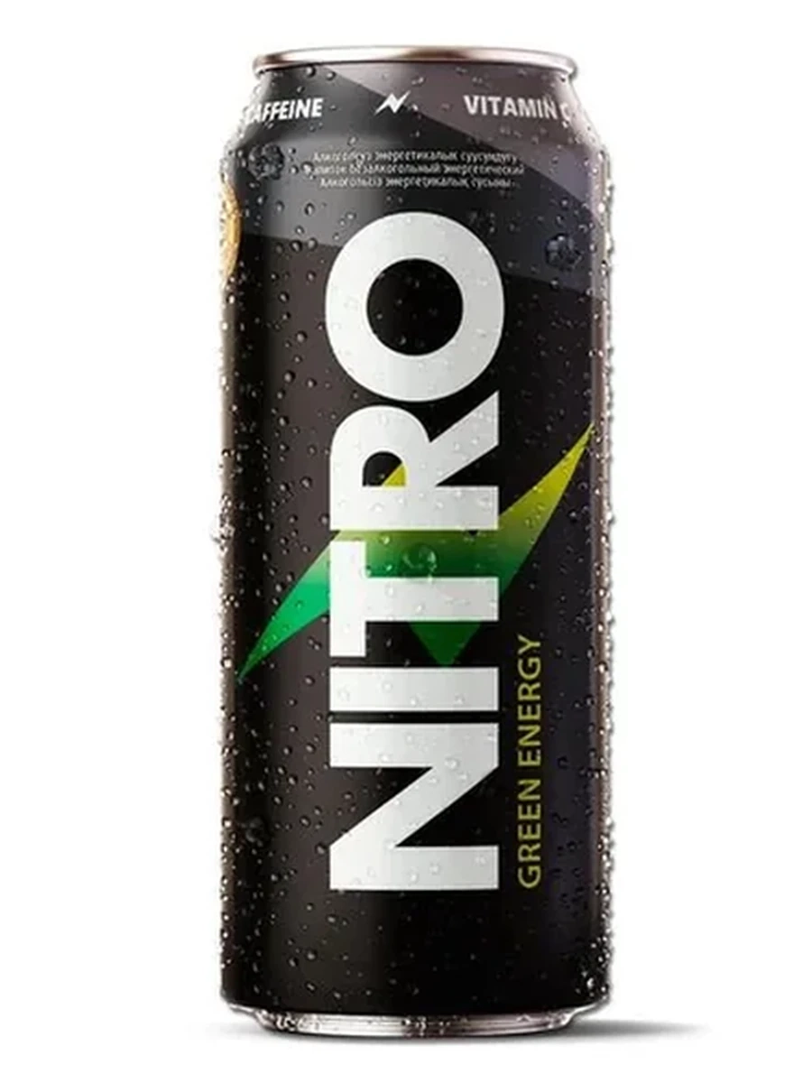 НАПИТОК ЭНЕРГЕТИЧЕСКИЙ NITRO Ж/Б 0,45Л