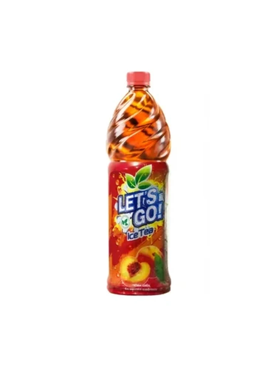 ЧАЙ ЧЕРНЫЙ LET'S GO ПЕРСИК ПЭТ 1,2Л
