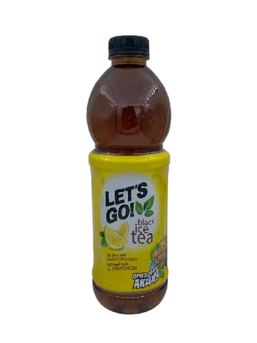 ЧАЙ ЧЕРНЫЙ LET'S GO ЛИМОН ПЭТ 1,25Л