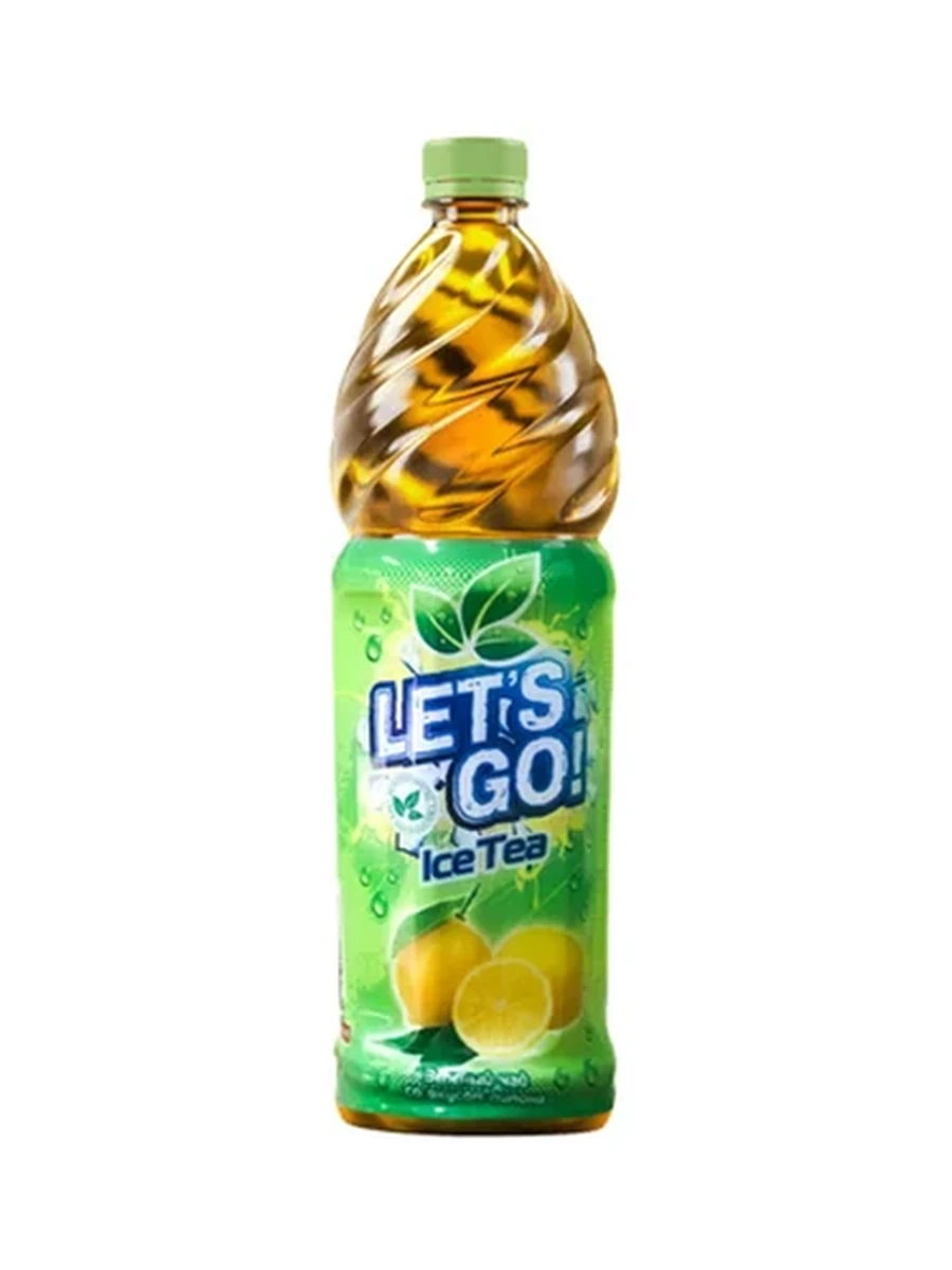 ЧАЙ ЗЕЛЕНЫЙ LET'S GO ЛИМОН ПЭТ 1,2Л