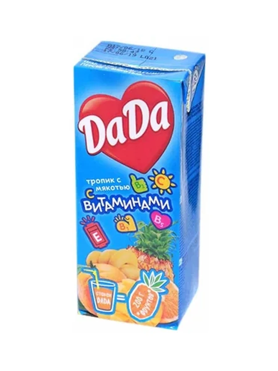 Нектар Da-Da тропик 0,2л