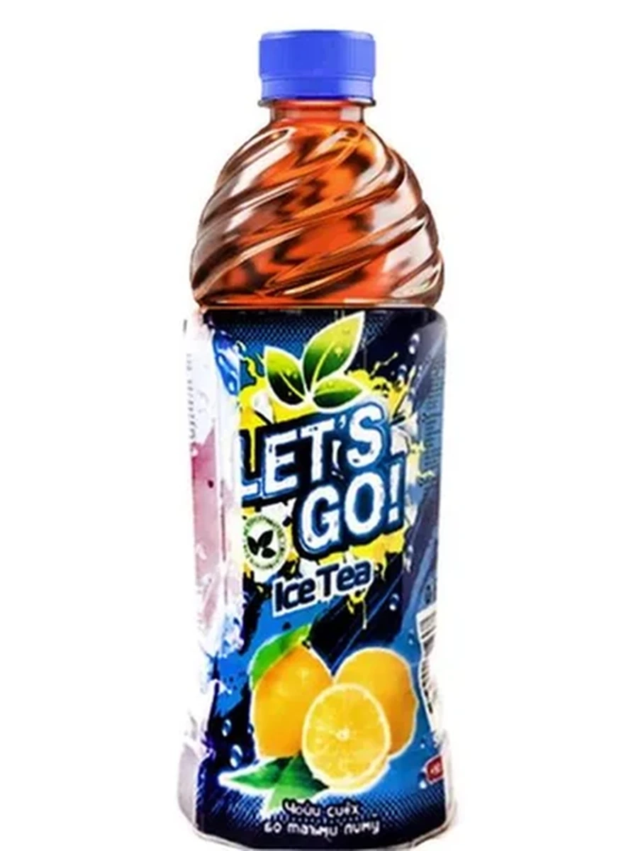 ЧАЙ ЧЕРНЫЙ LET'S GO ЛИМОН ПЭТ 0,5Л