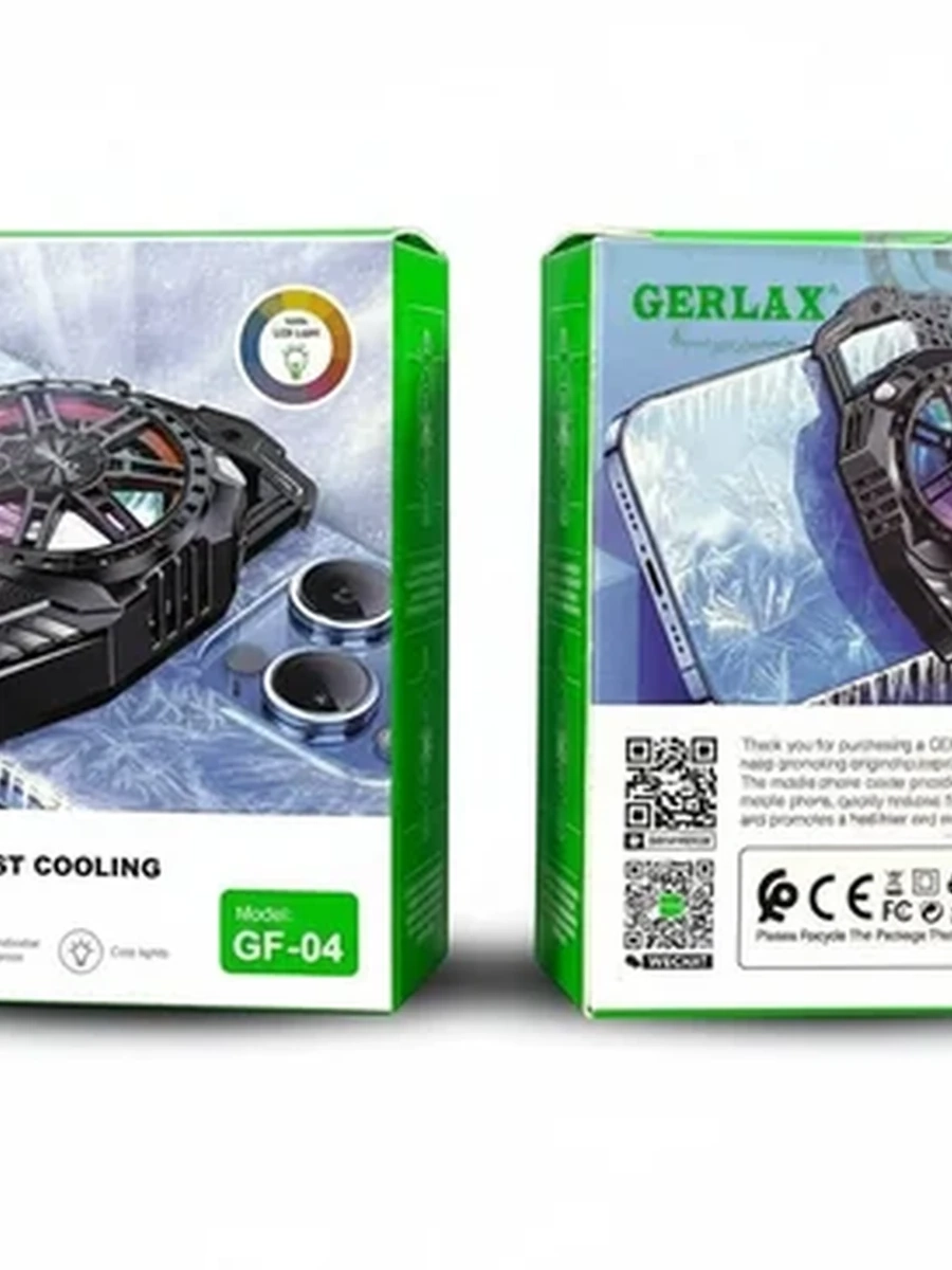 Игровой кулер для охлаждения телефона GERLAX GF-04 с RGB подсветкой