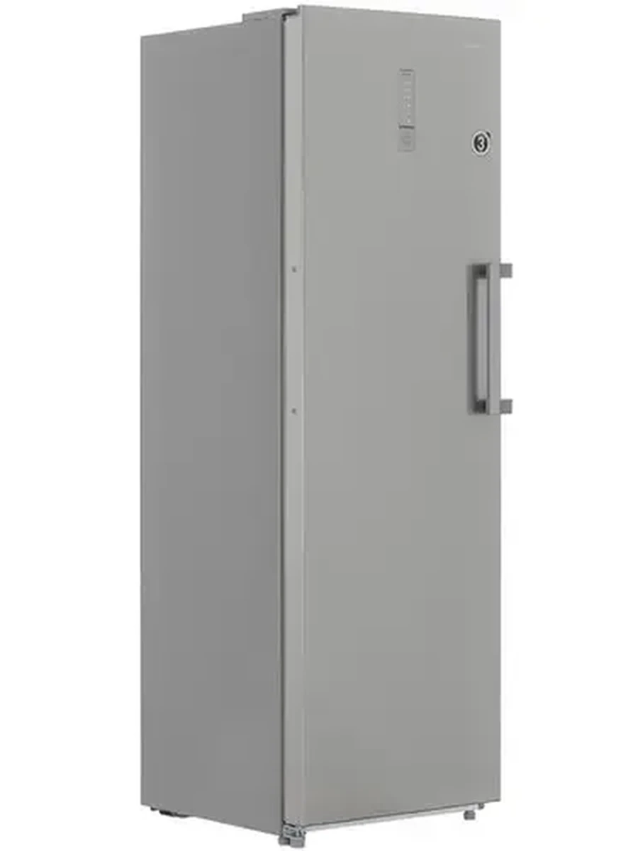 Шкаф морозильный DEXP F4-28AMA [59.5х185х61.8/273/280л/Отделений(ящиков):6/МК-No Frost] Серебристый