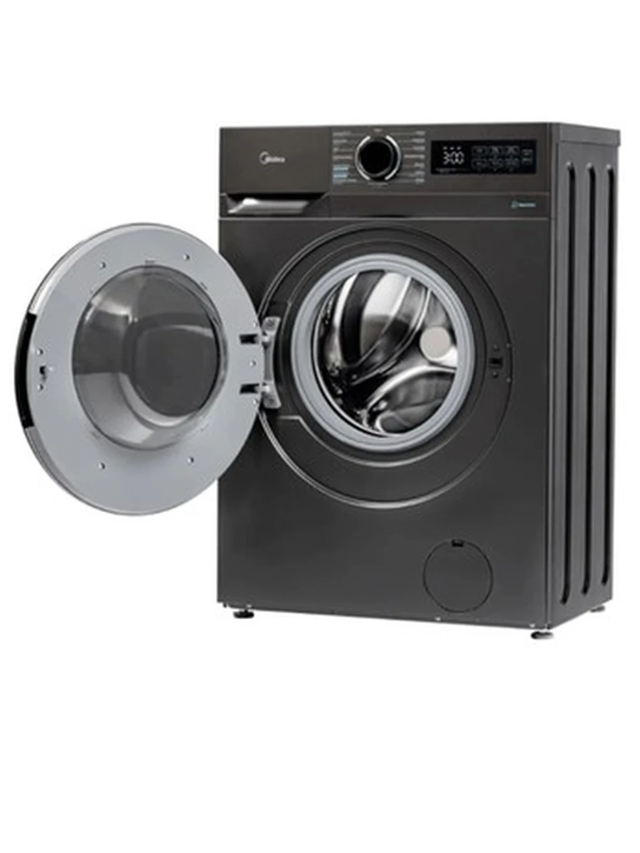 Стиральная машина Midea MFC3814BSW47/S, 8 кг, инверторная, Black Silver