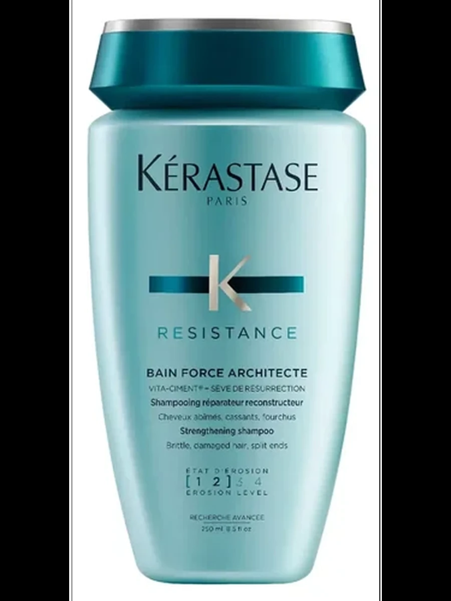 Восстанавливающий шампунь для ослабленных волос Kerastase Resistance Bain Force Architecte 250ml