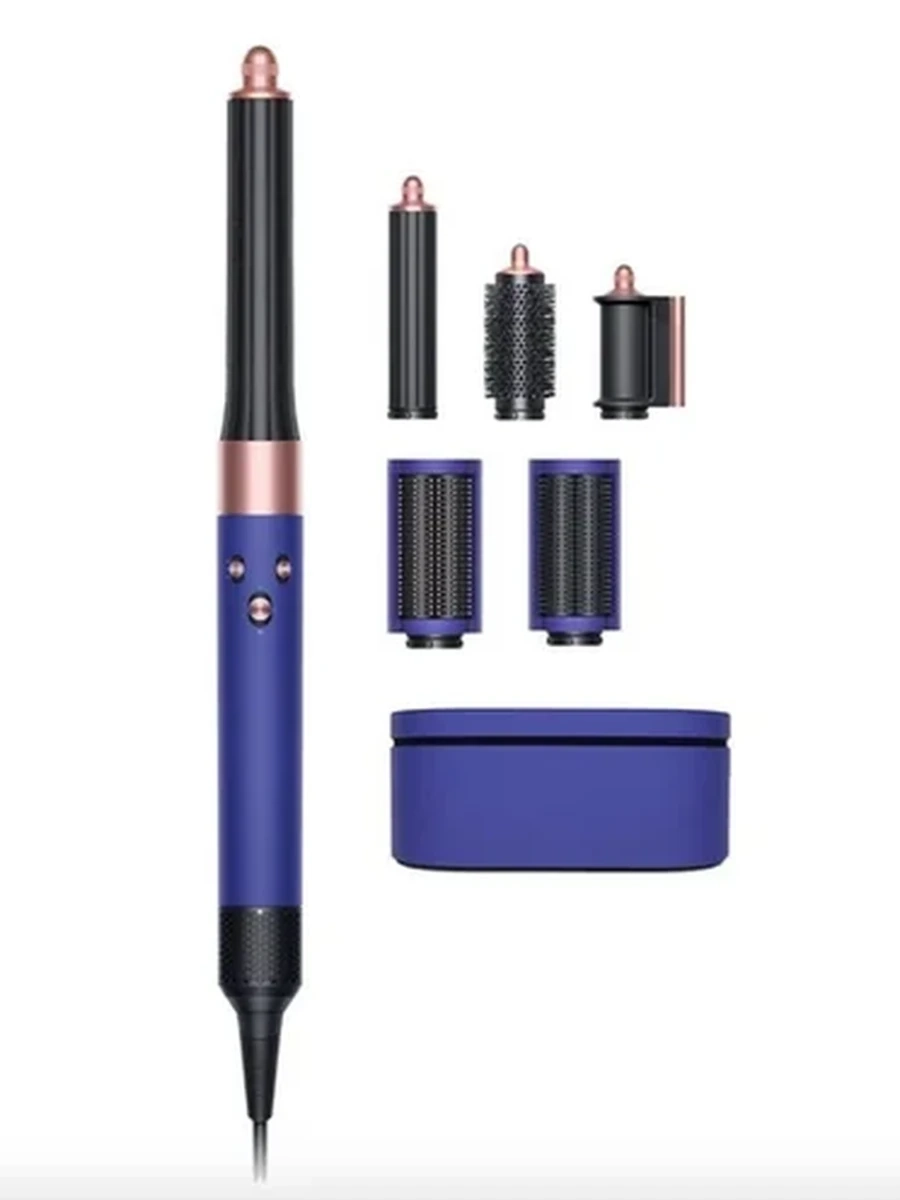Стайлер для волос Dyson HS-05 Airwrap Complete в цвете Vinca blue и Rose