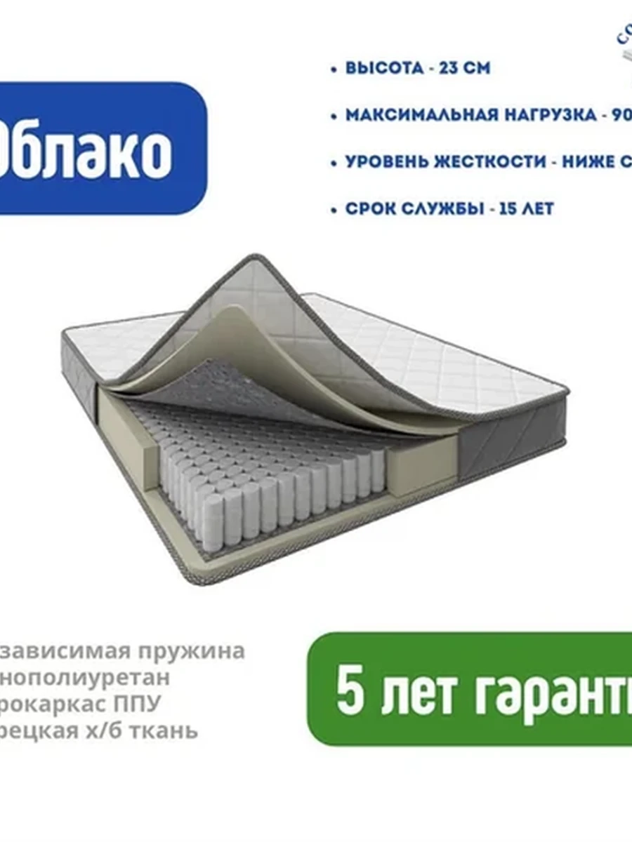 матрас «ОБЛАКО» 80*200