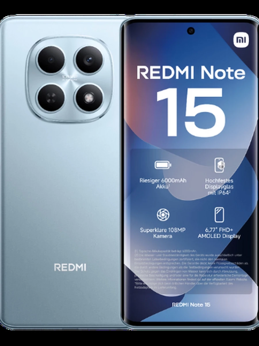Смартфон Xiaomi Redmi Note 15 4G (6+128)