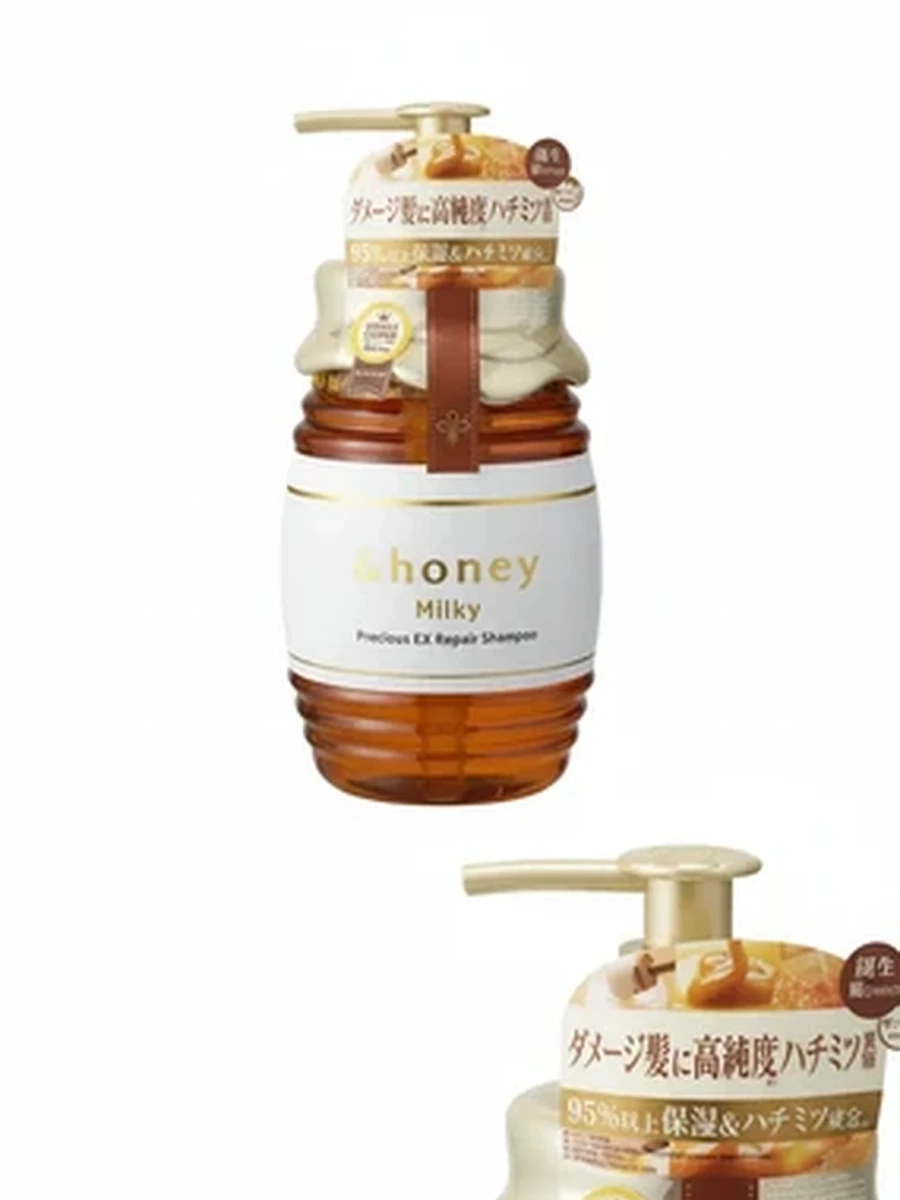 Восстанавливающий шампунь & honey Milky Precious EX для поврежденных волос с медом