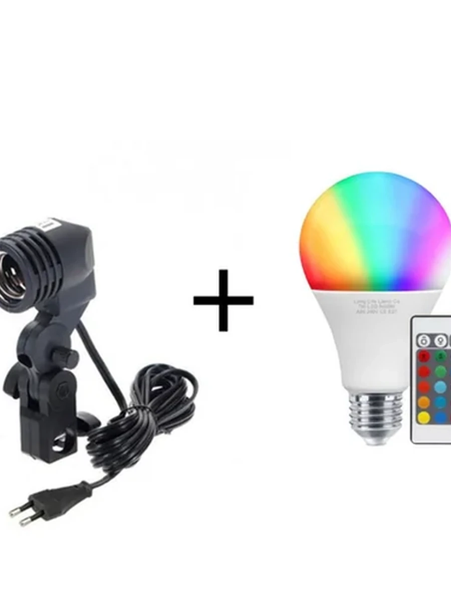 Fotokvant RLH-1 патрон + RGB Светодиодная лампа (15W) A80-265V