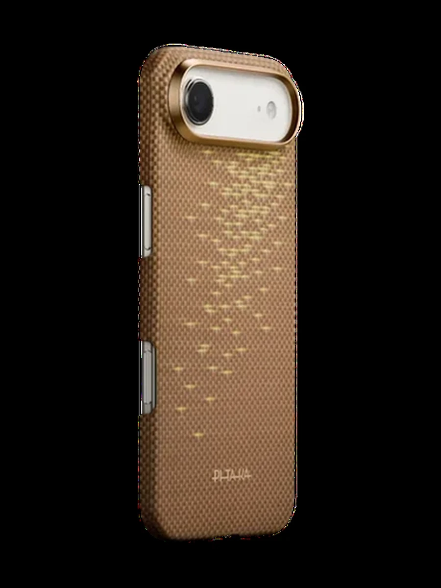 Case iPhone 17 Air 6.5 Pitaka Ultra-Slim - Golden Glint