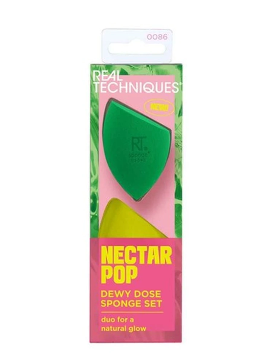 REAL TECHNIQUES спонж Nectar Pop Dewy Dose Sponge Set