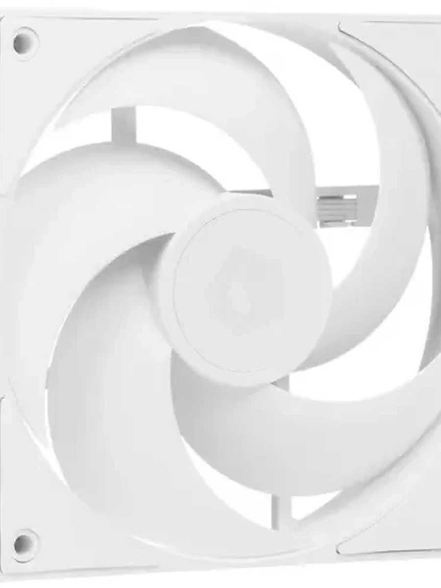 Вентилятор ID-COOLING AS-120-W 120x120x25мм (60шт./кор, PWM, резиновые углы, белый, 300-2000об/мин, супертихий)