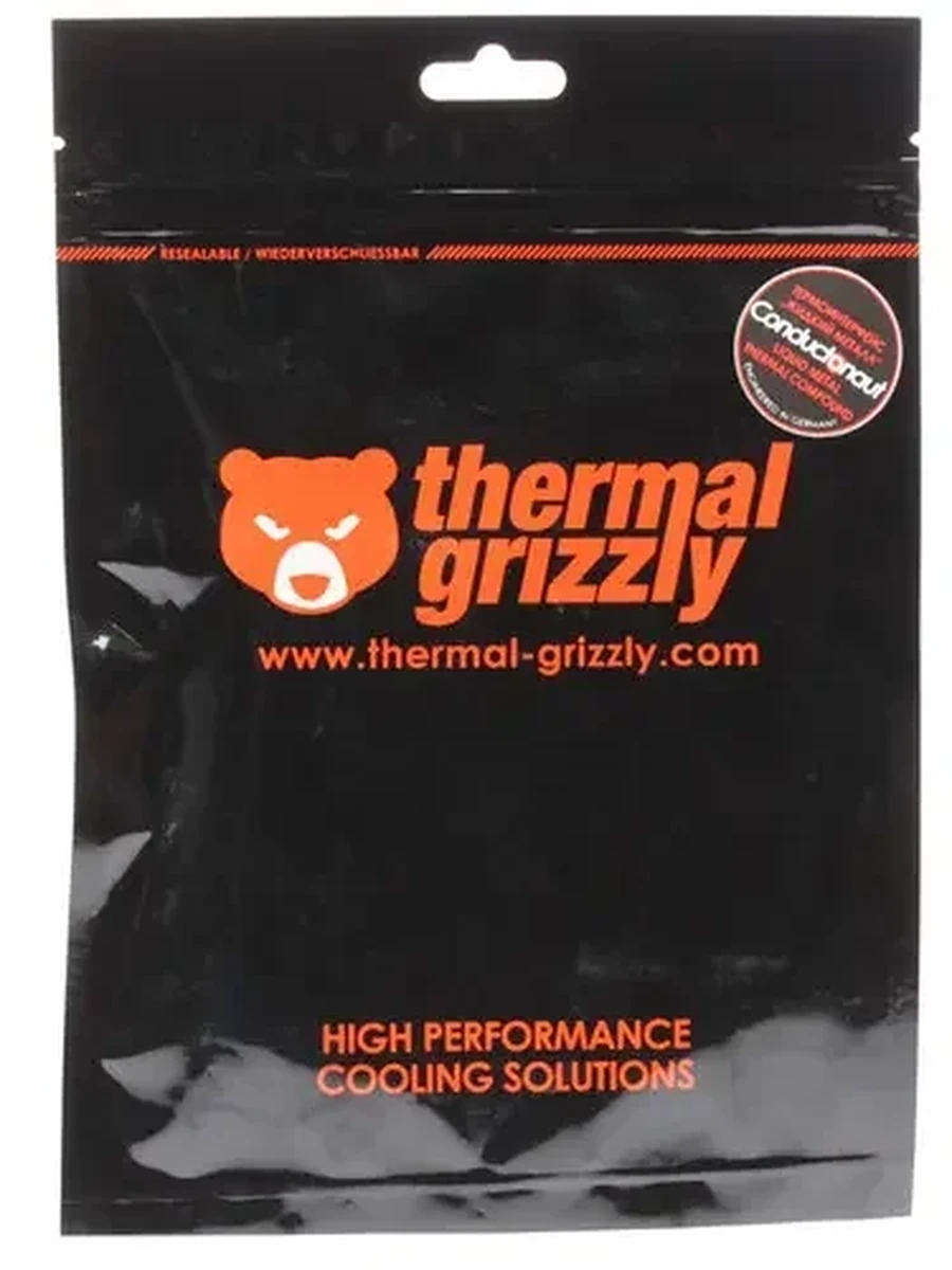 Жидкий металл Thermal Grizzly Conductonaut [TG-C-001-R] 1 гр