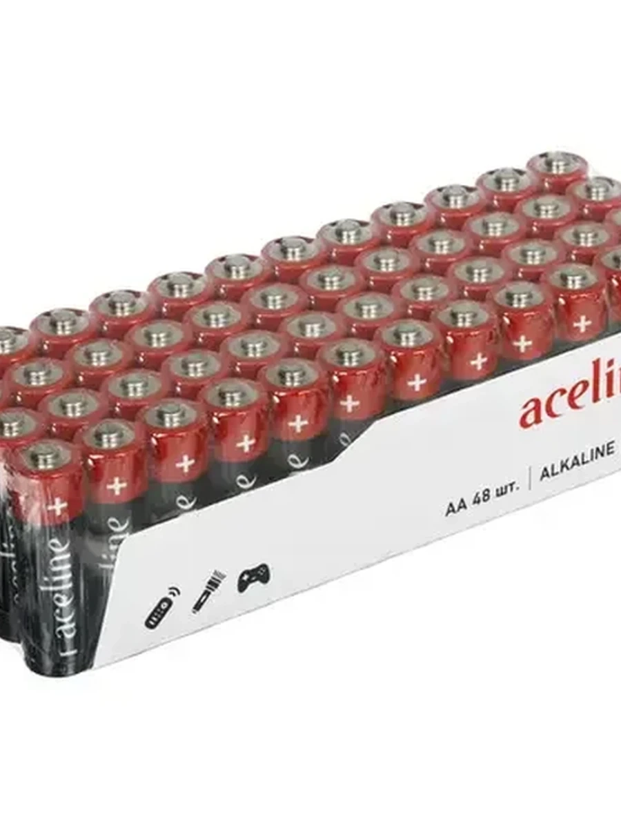 Батарейка Aceline [AA, щелочная, 48 шт.]