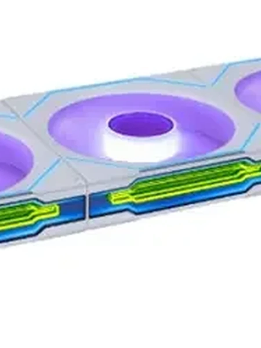 Вентилятор LIAN LI UNI FAN SL-INF WIRELESS 120-3 REVERSE WHITE (120x124x28 mm., 200~2300RPM, 66CFM, 31dB, ARGB)