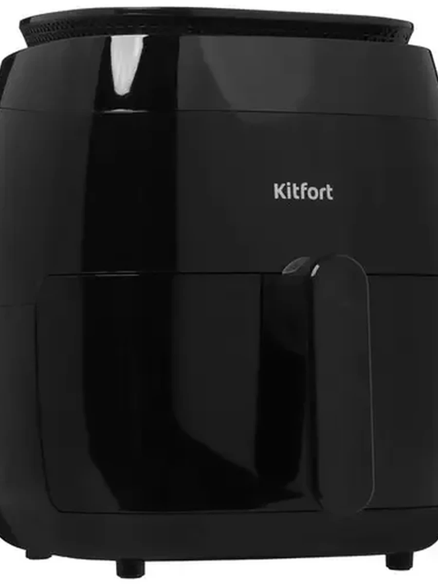 Аэрогриль Kitfort КТ-2202 черный [1500 Вт, 3,2 л, упр. - электронное, программ - 8, таймер на - 0.30 ч, крышка - съемная]