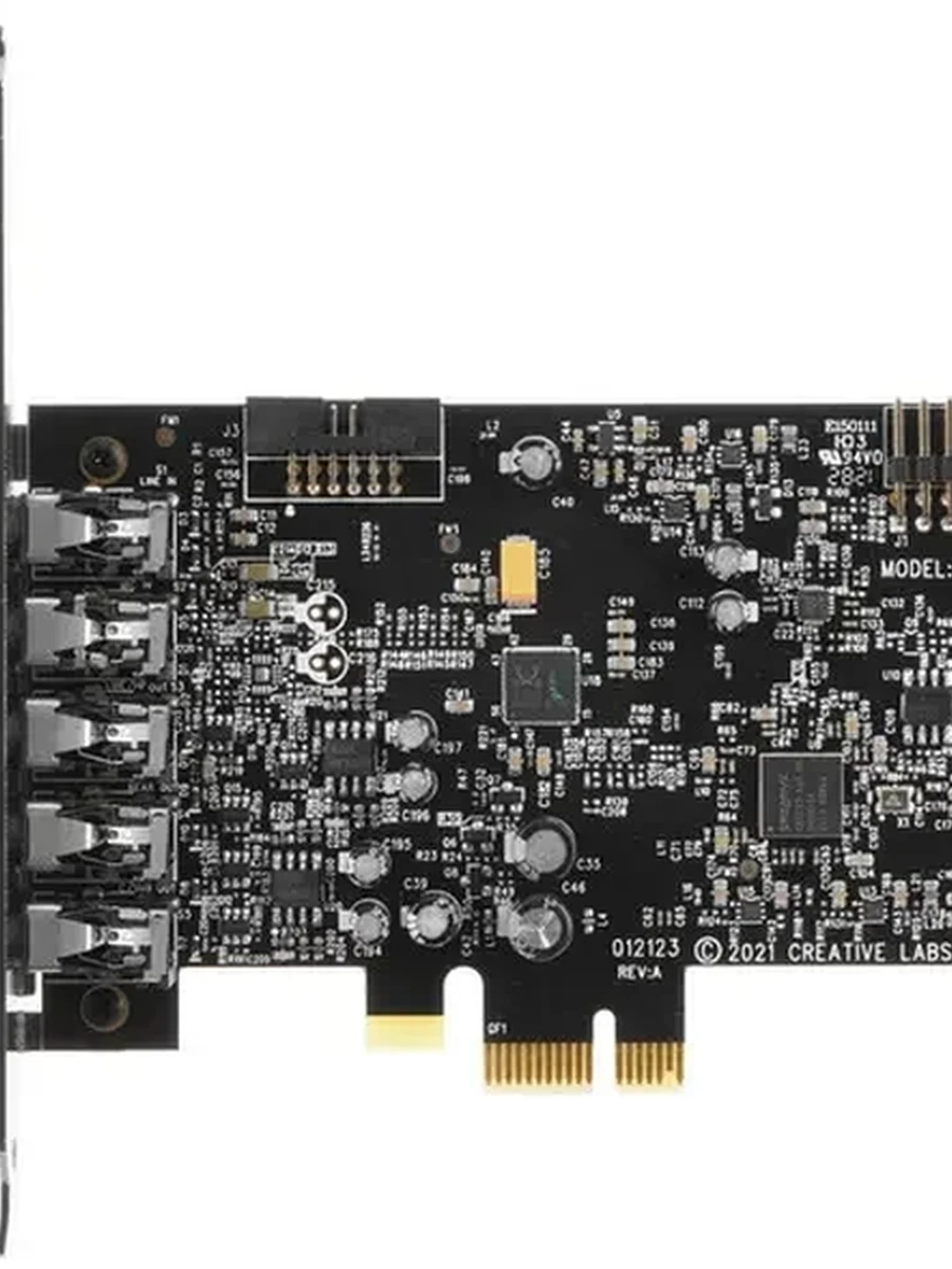 Внутренняя звуковая карта Creative SB Audigy FX 5.1 V2 [PCI-E/5.1/24бит/192кГц/линейн.]