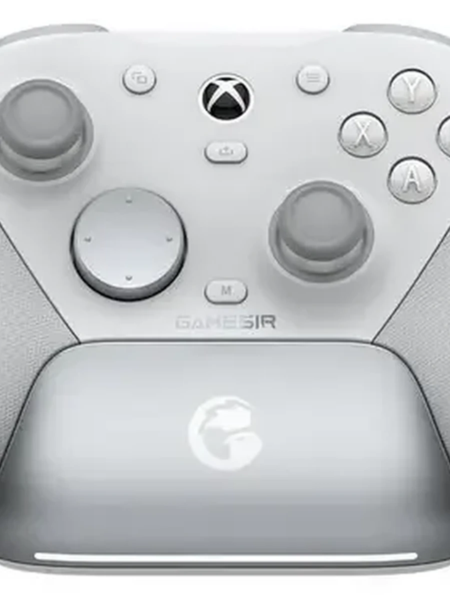 Геймпад GameSir G7 Pro Mech White [Xbox/PC/Android/Steam, TRM/Hall, оптич./механ., док-станция, виброотдача, бело-серый]