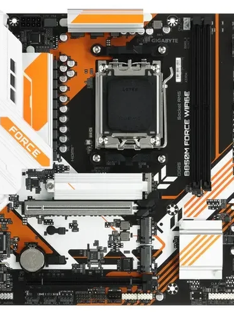 Плата Gigabyte AM5 B850 B850M FORCE WF6E