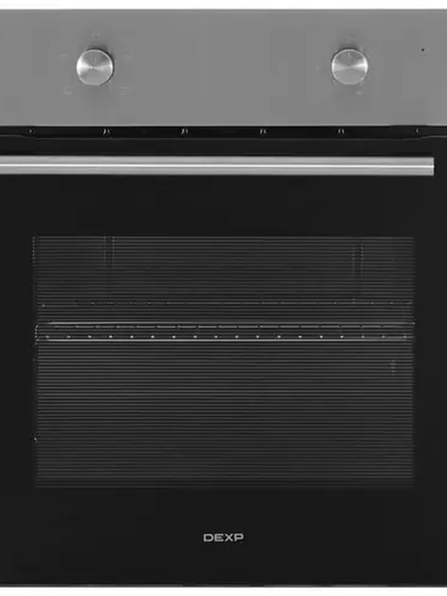 Электрический духовой шкаф DEXP 1MS-SS [70 л, традиционная очистка, серебристый]