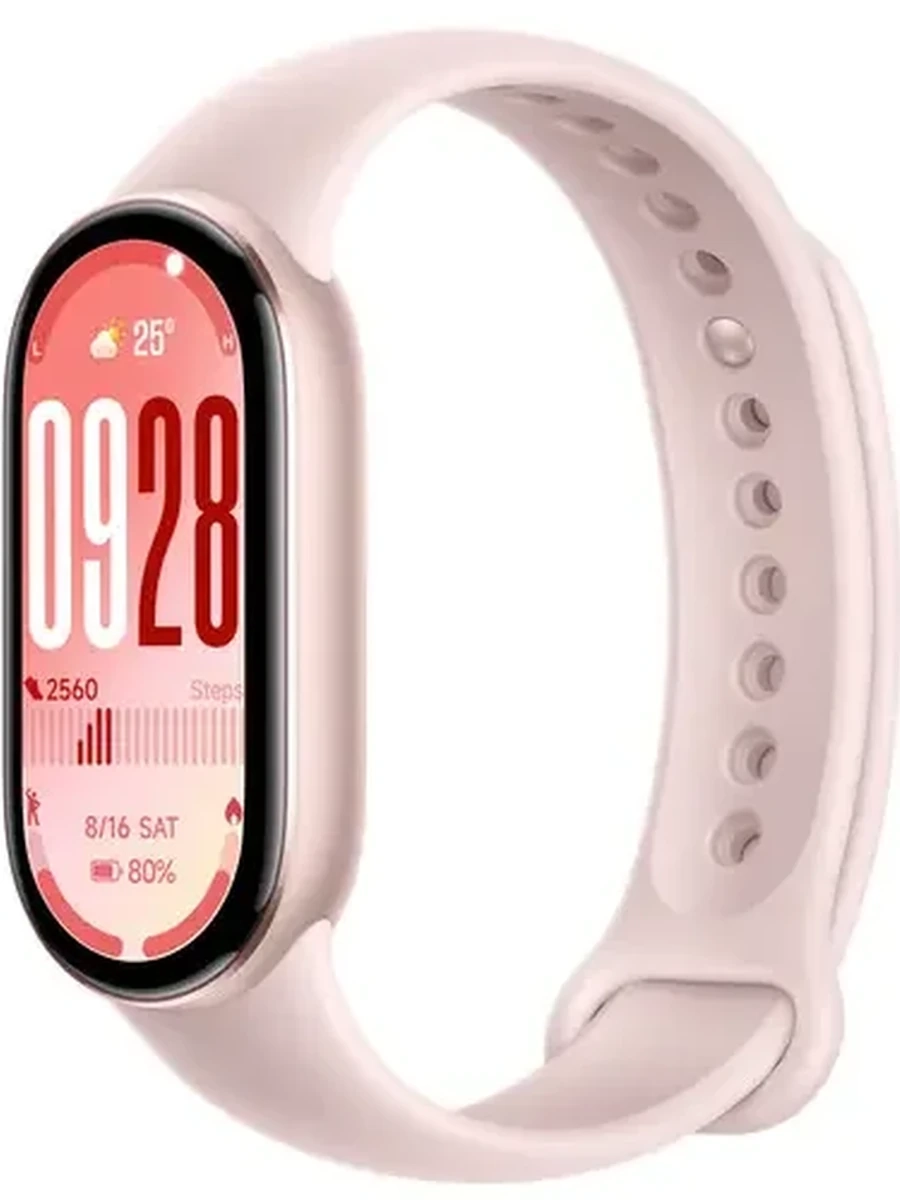 Фитнес-браслет Xiaomi Smart Band 10 [1.72"/212 x 520/5ATM/ремешок - розовый/корпус - розовый]
