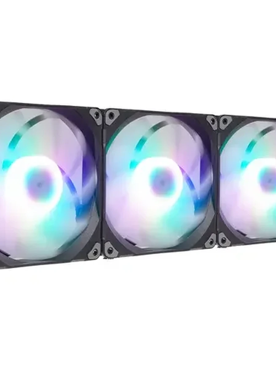 Комплект вентиляторов (3шт.) PHANTEKS M25 DRGB Black 140x140x25мм (PWM, 20шт./кор, 400-1800 об/мин, 36.57dBa) / PH-F140M25_DRGB_PWM_BK01_3P_RU
