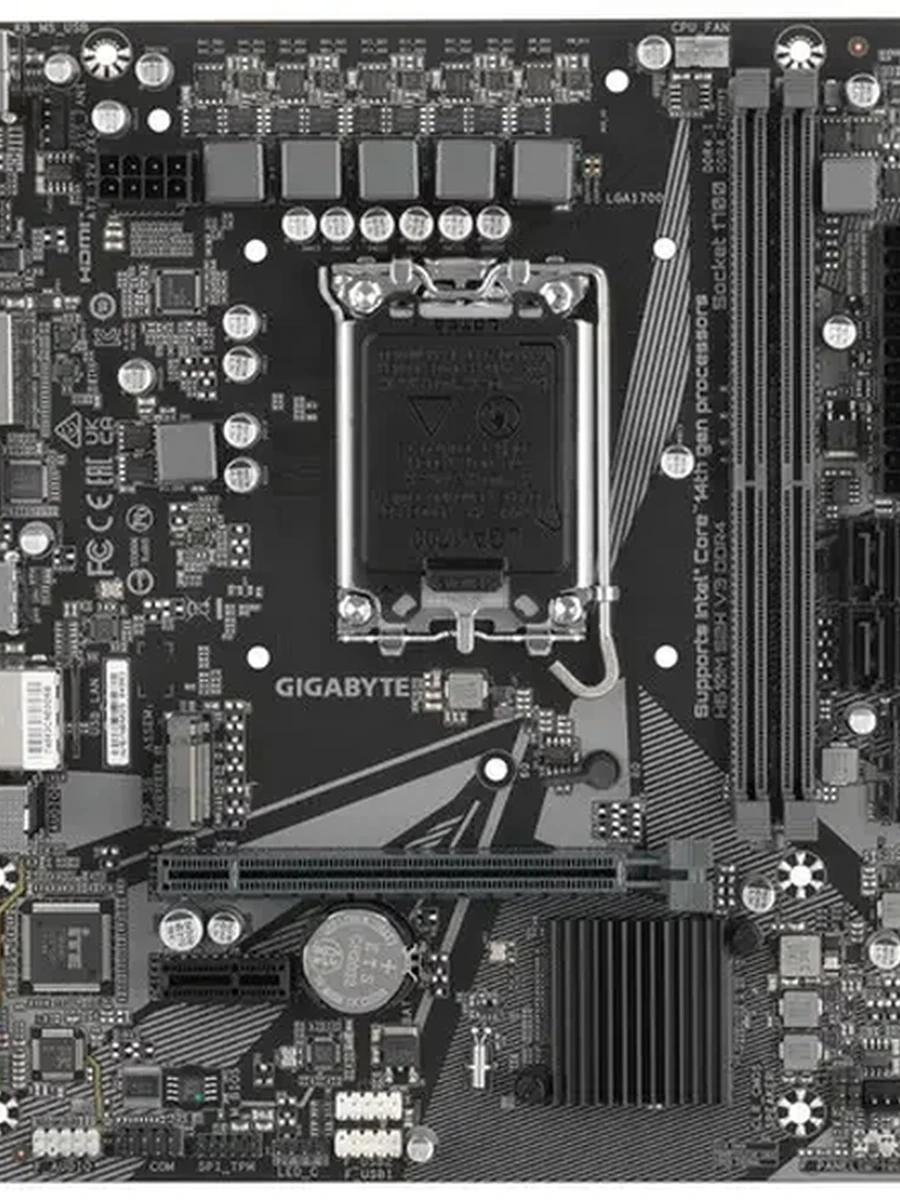 Плата Gigabyte LGA1700 H610 H610M S2H V3 DDR4 2xDDR4 PCI-Ex16 DP/HDMI/DSub SATA3 M2 USB3.2 Gen1 mATX