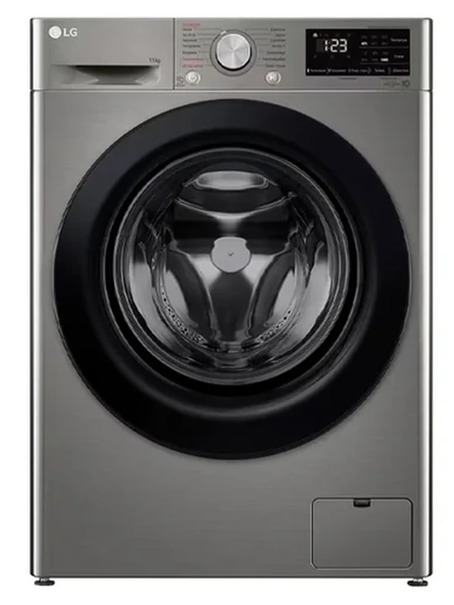 Стиральная машина LG F4V3ES6S вместимость барабана 11кг