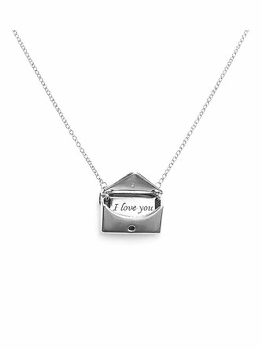 Подвеска-конверт I Love you на цепочке