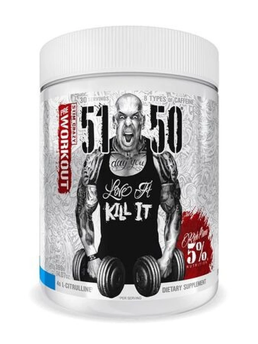 Pre-workout 51:50 5% Nutrition 30 порц.