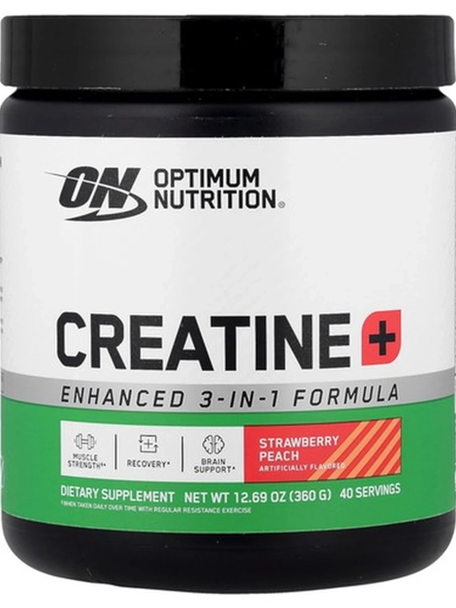 Креатин моногидрат 3 в 1 со вкусами Optimum Nutrition 360гр.