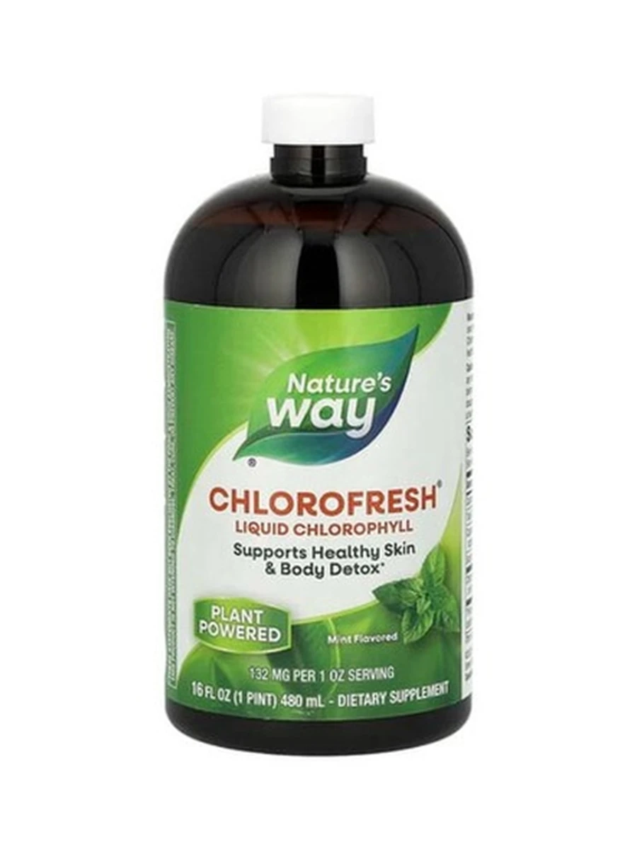 Хлорофилл жидкий NATURE'S WAY Chlorofresh 480 мл, вкус "Мятный"