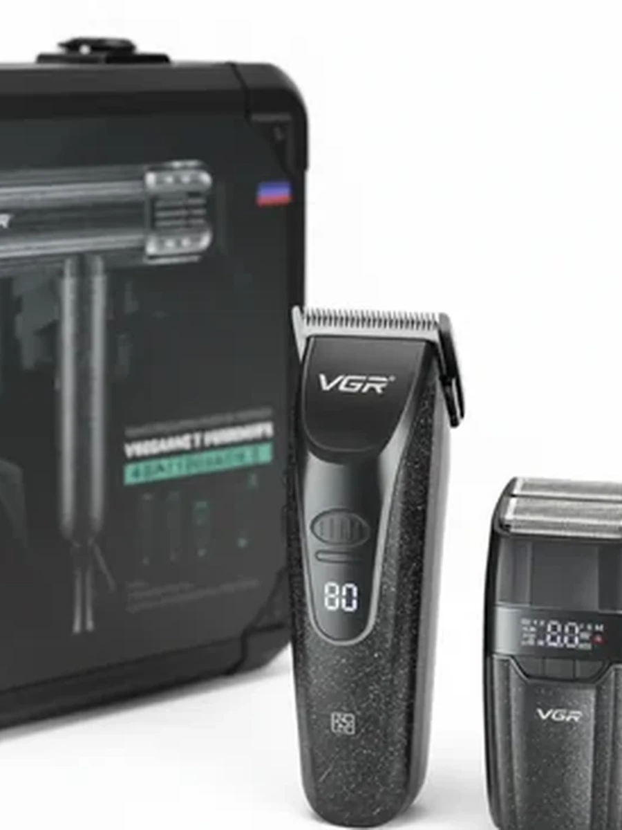 Профессиональный набор для стрижки волос VGR V-640 4 в 1
