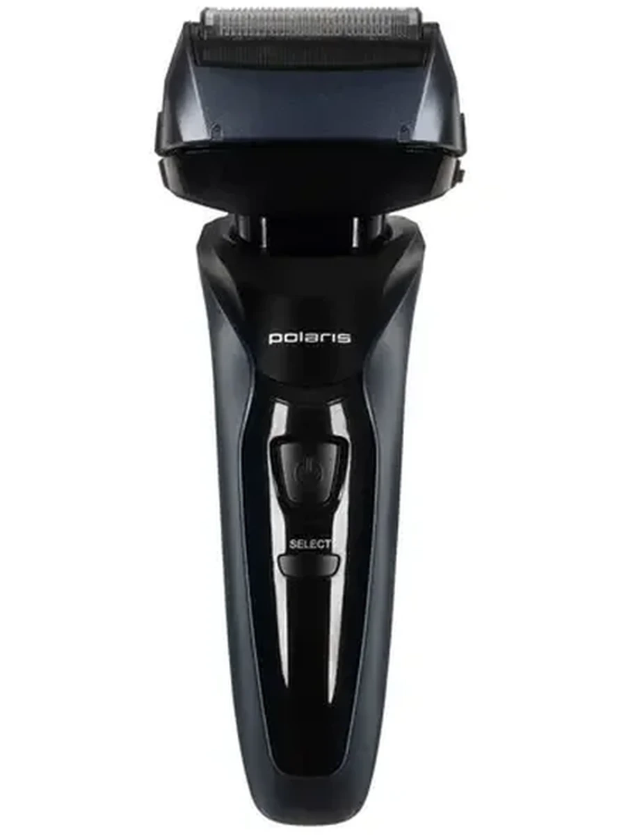 Бритва электрическая PMF 1016RC wet&dry 7D PROF 4+ Черный/Темно-синий POLARIS CN