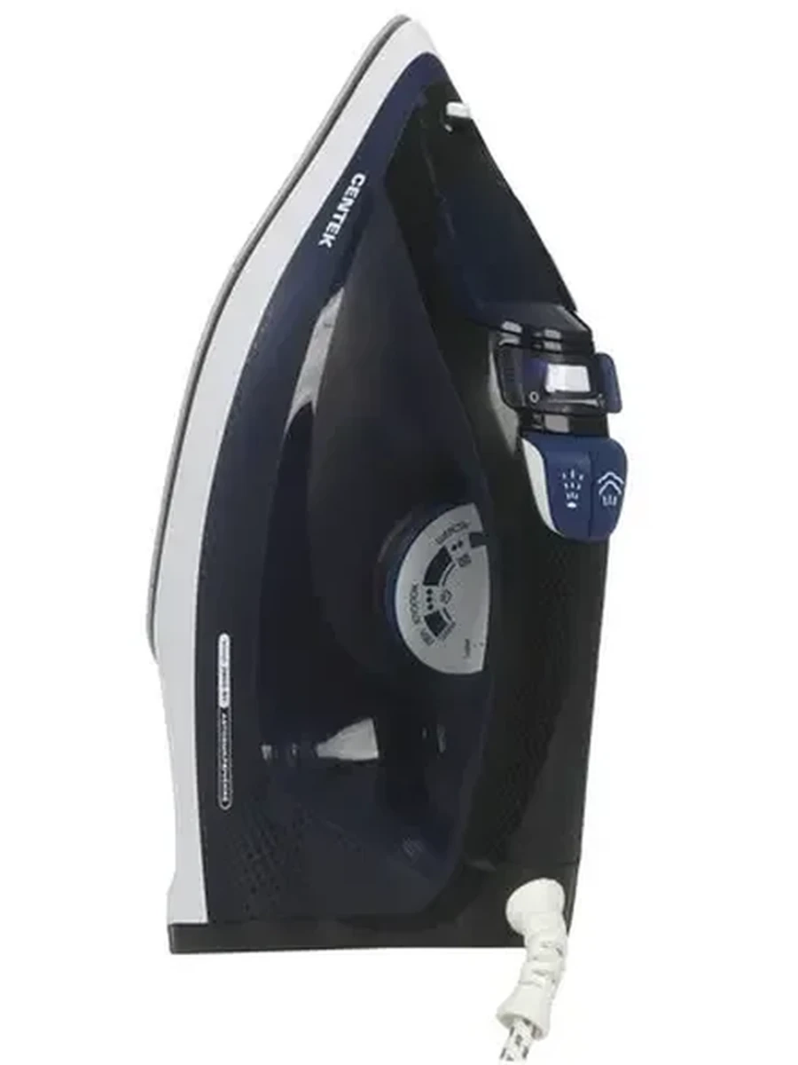 Утюг Centek CT-2308 [2800 Вт, подошва - керамика, AutoOff, 320 мл, 1.8 м, синий/белый]