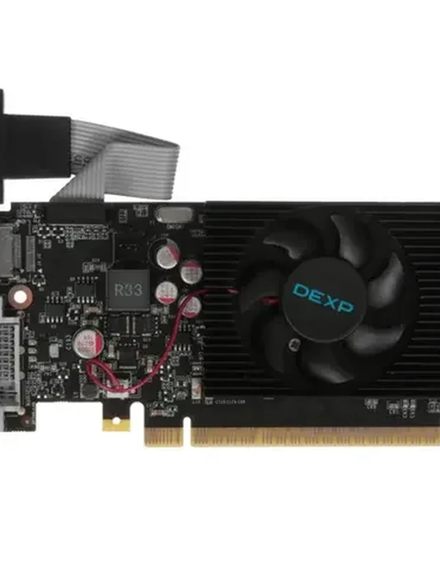 Видеокарта PCI-E DEXP GeForce GT 730 4096MB 128bit DDR3 [GT730 4GD3 LP] DVI HDMI DSub