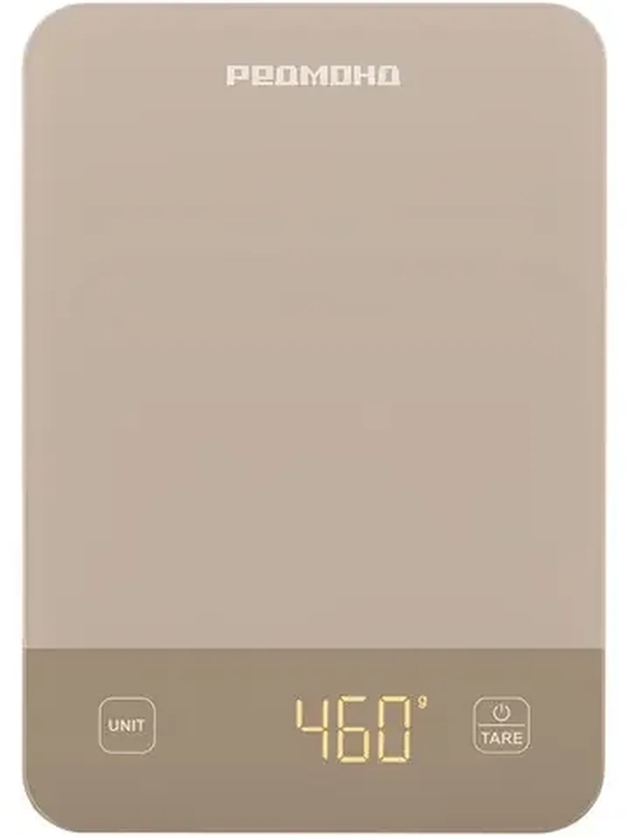 Кухонные весы РЕДМОНД SK1800 [электронные, платформа, предел - 10 кг, точность - 1 г, тарокомпенсация, бежевый]