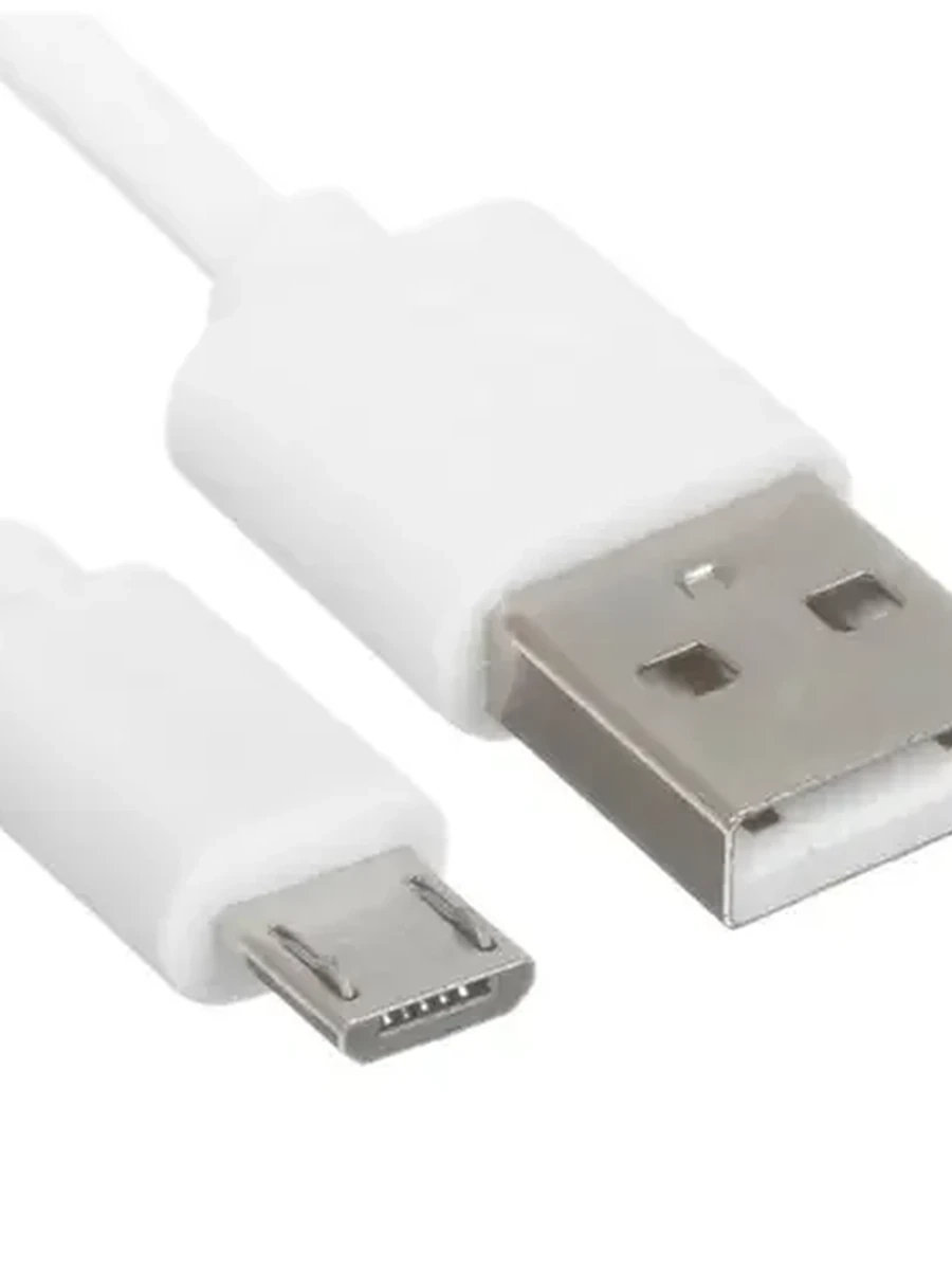Кабель microUSB - USB 2.0 Aceline ( 1м, 2,1А, круглый, PVC оболочка, PVC коннектора, белый)[FD2A0PP10RWHC]