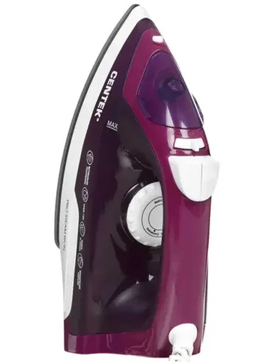 Утюг Centek CT-2348 VIOLET [1800 Вт, подошва - керамика, 200 мл, 1.8 м, Violet]