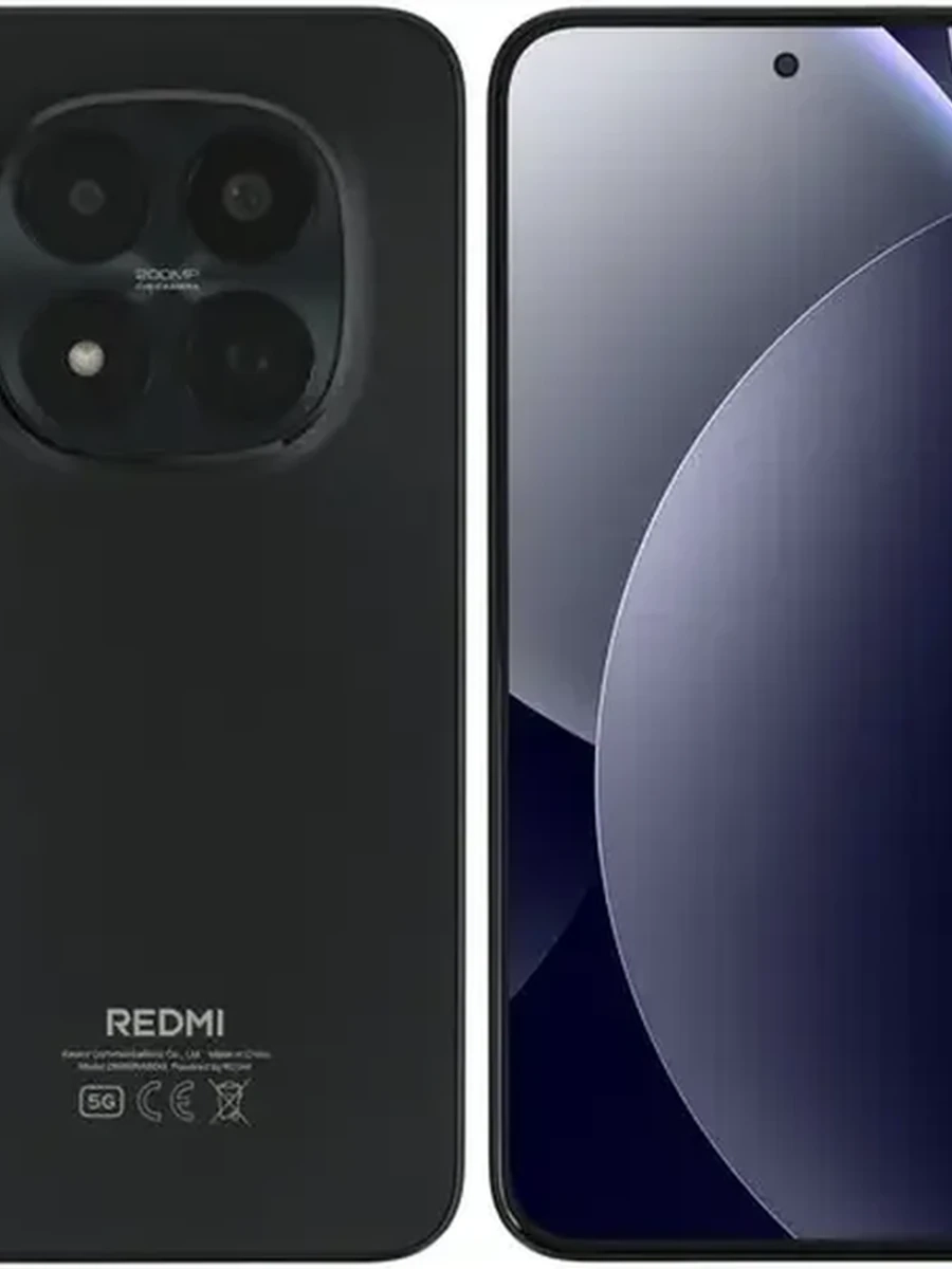 Смартфон Xiaomi Redmi Note 15 Pro+ 5G 12/512 [6.83"/5G/NFC/Cam200Mpx/6500mAh/Black]