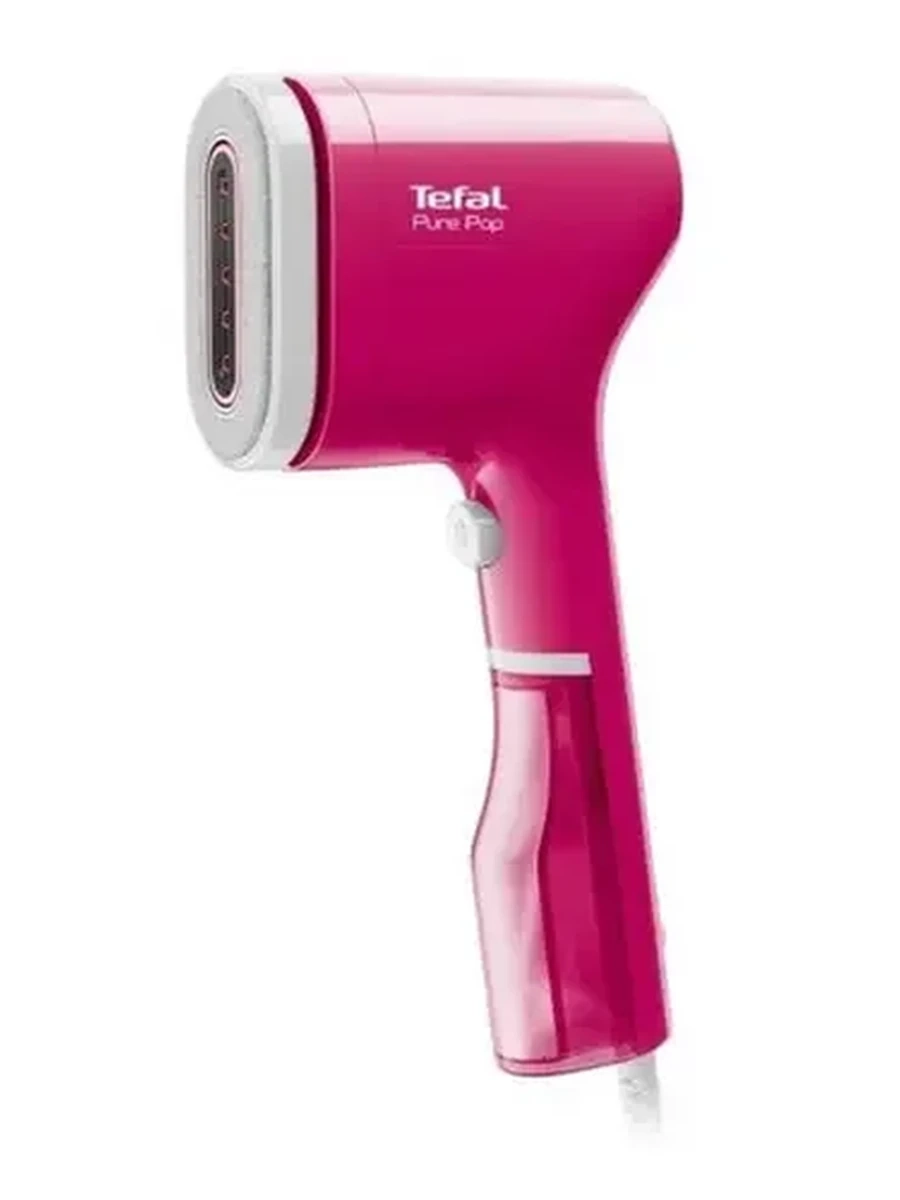 Отпариватель ручной Tefal DT2023F0 [1300 Вт, поток пара: до 20 г/мин, объем: 70 мл, до 4 мин, розовый]