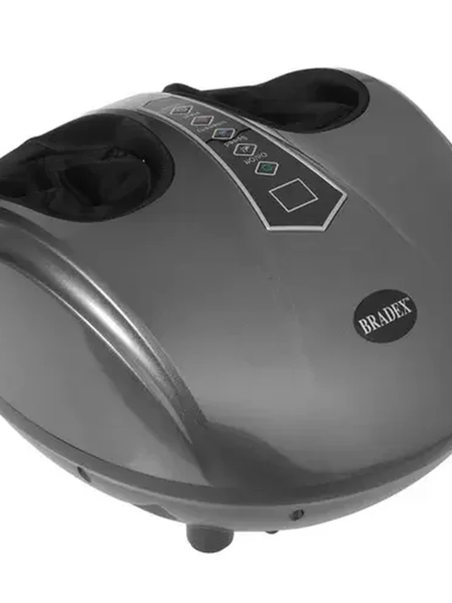 Массажер для ног Bradex KZ 1173 серый [компрессионный, роликовый, режимов-3, питание от сети]
