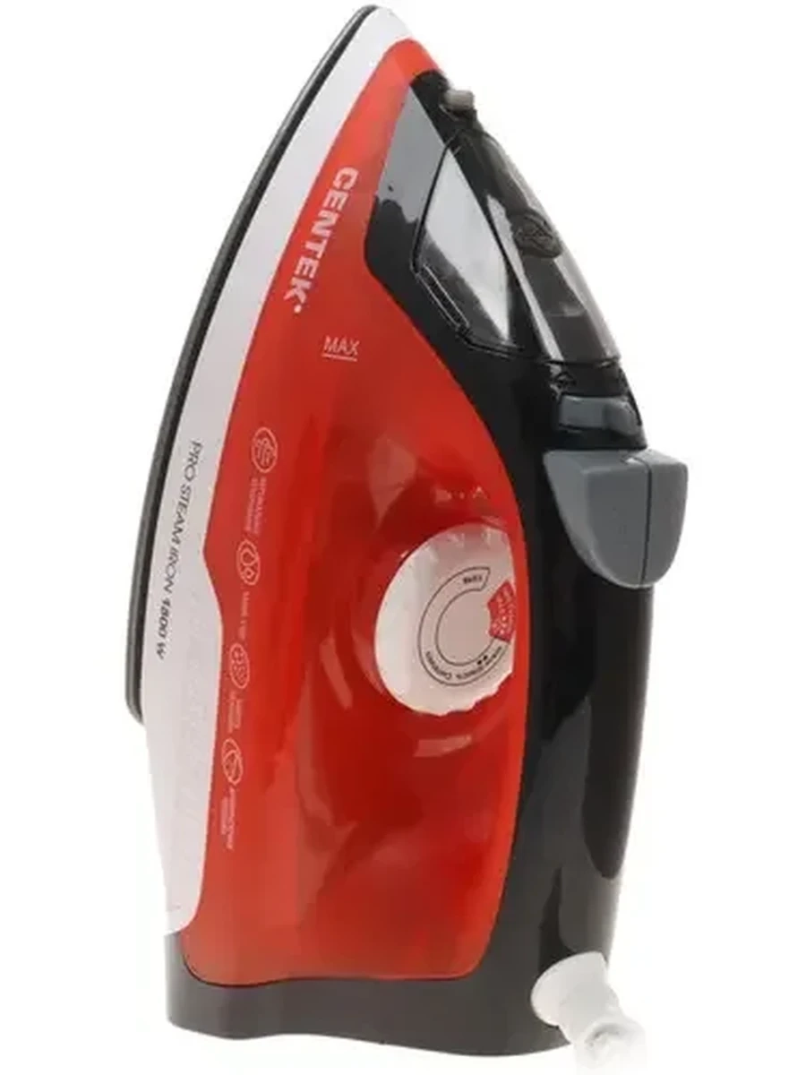 Утюг Centek CT-2347 RED [1800 Вт, подошва - антипригарное покрытие, 200 мл, 1.8 м, Red]
