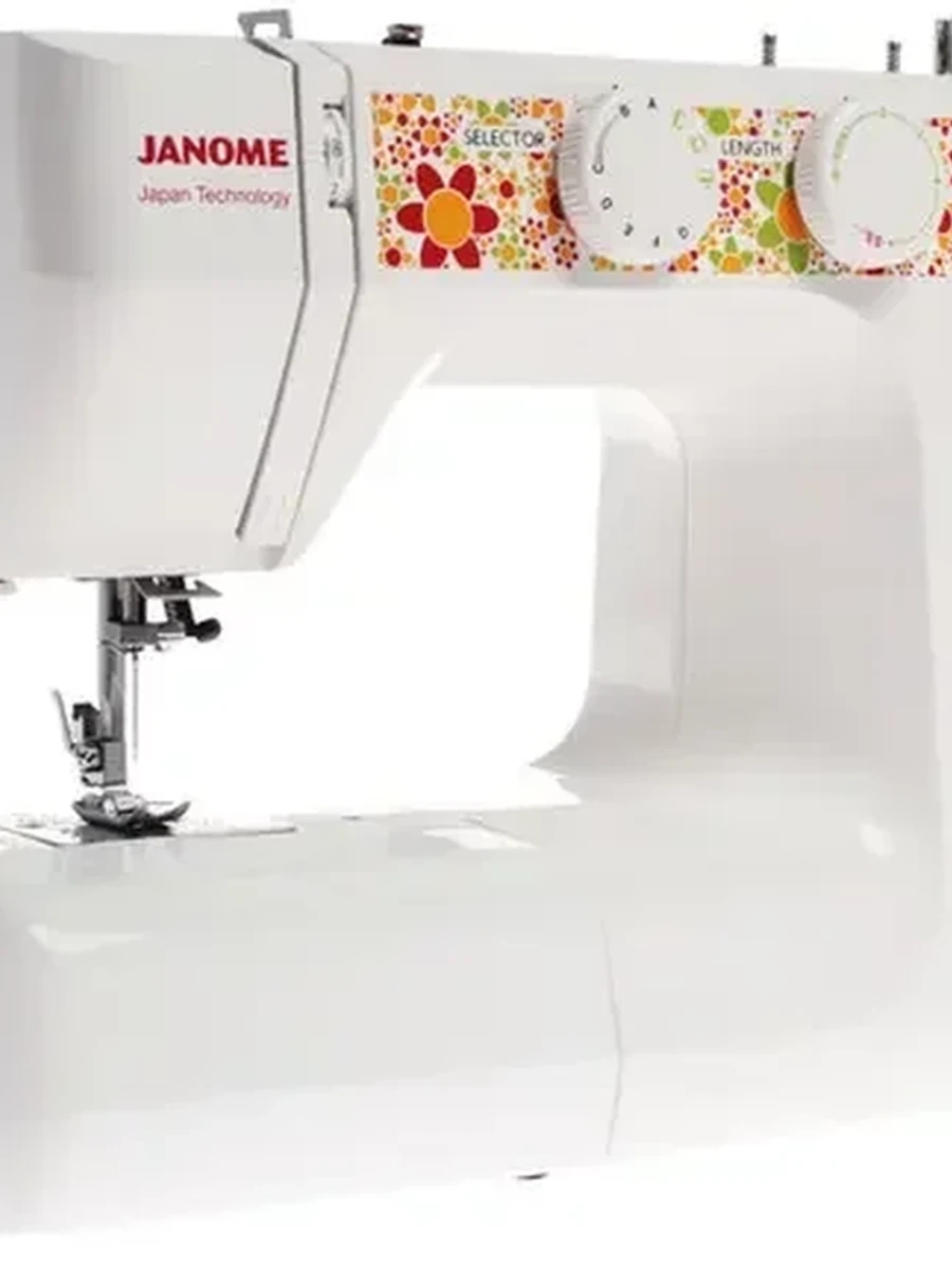 Швейная машина Janome Color 55 [электромеханическая, вертикальный челнок, швейных операций 17, петля-п/автомат]