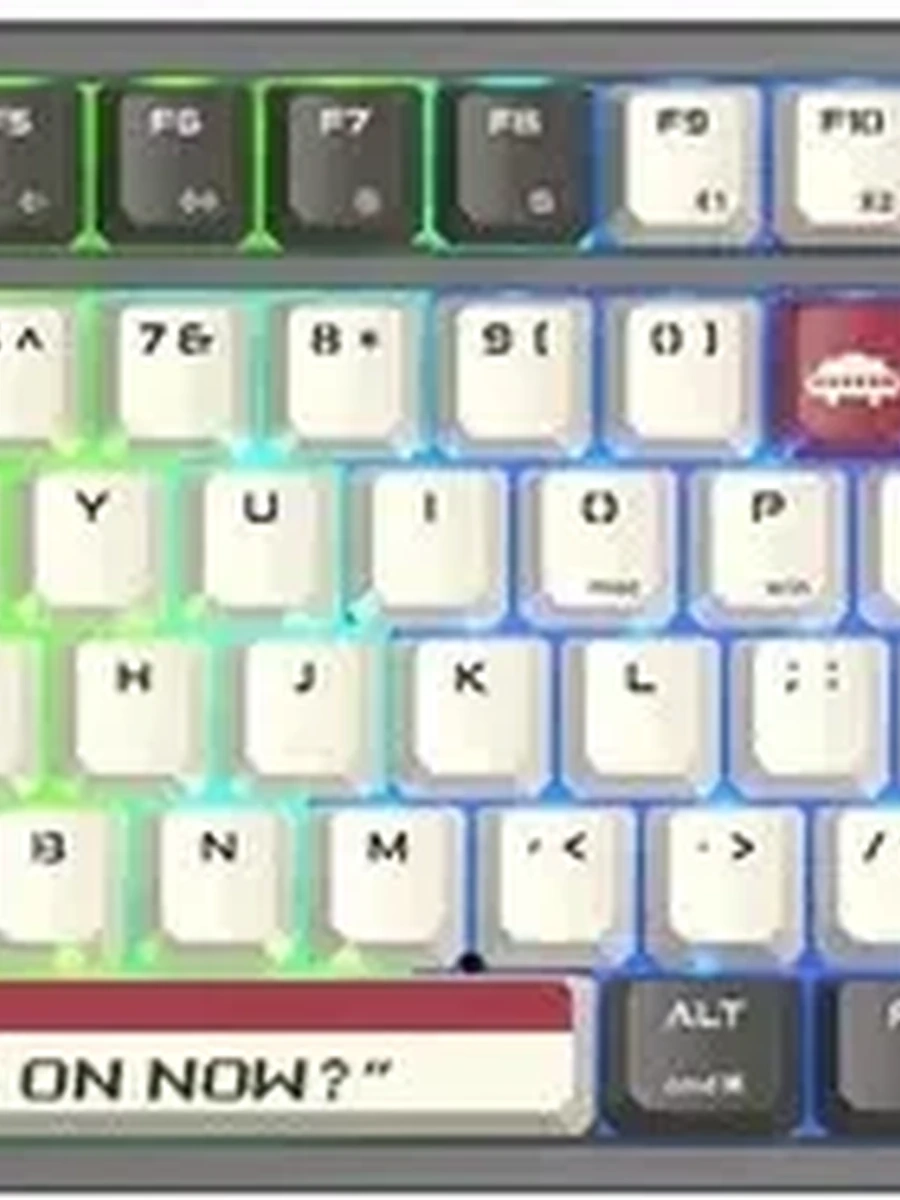 Клавиатура проводная + беспроводная A4Tech Bloody WS87 Pixels Red черный [механическая, подсветка, RGB, Bloody BLMS Red Plus]