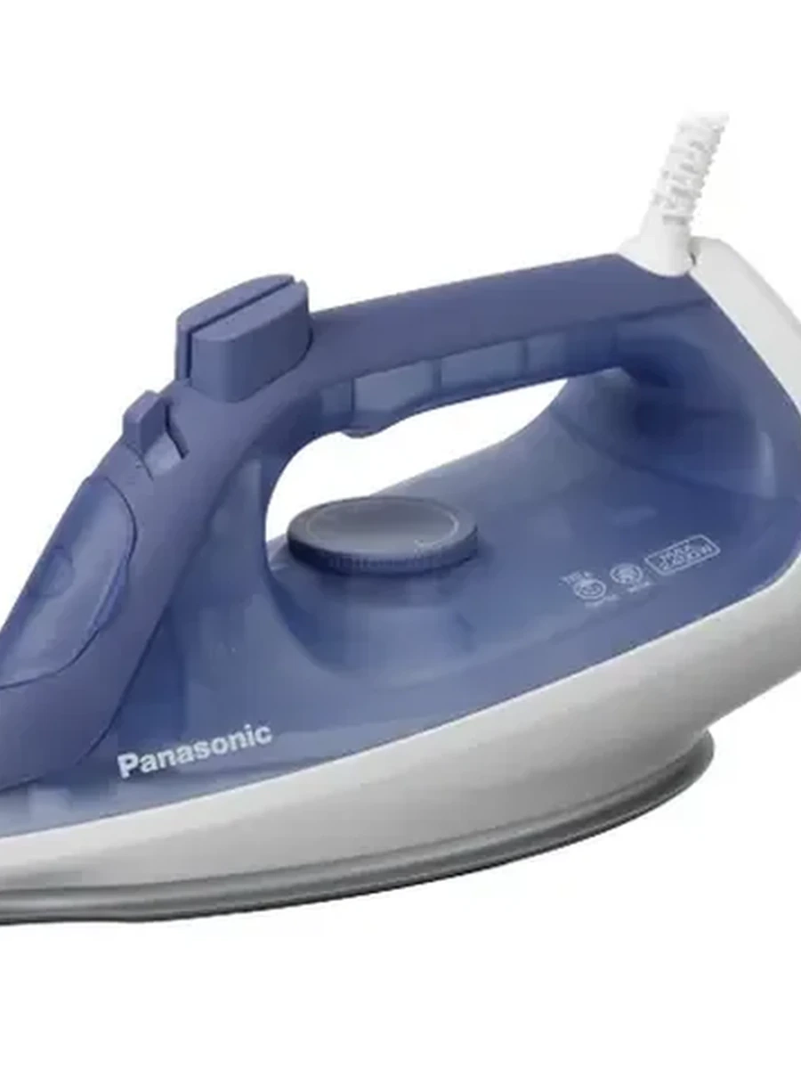 Утюг Panasonic NI-S530ATV [2400 Вт, подошва - керамика, пар: 28 г/мин, пар.удар: 110 г/мин, 300 мл, 1.9 м, синий]