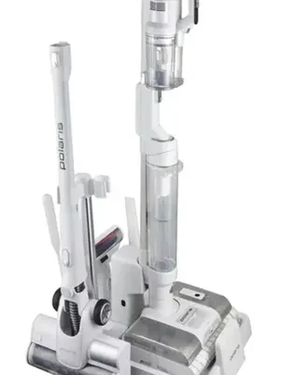 Моющий пылесос  вертикальный  Polaris PVCW 8065 [500 Вт, Li-Ion, до 88 мин, всасывания-170 Вт, влажная, сухая, пылесборник - 0.4 л, 0.3 л, объем бака